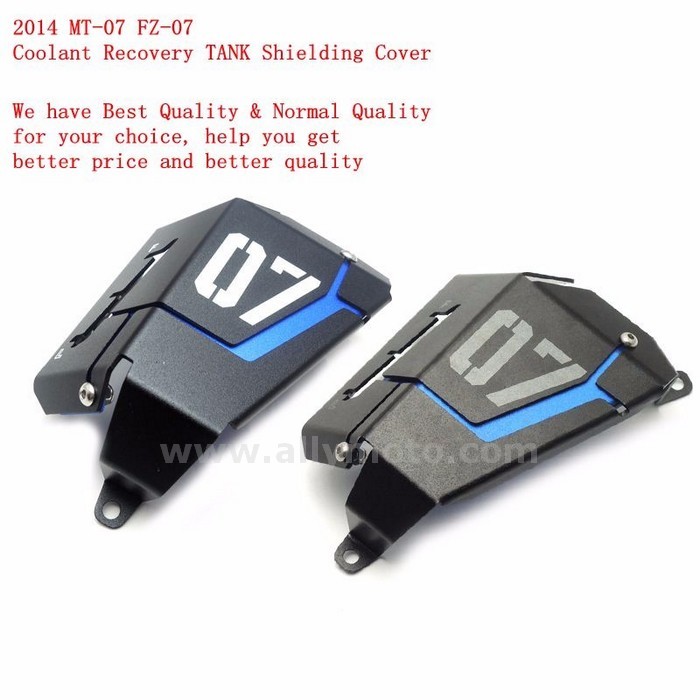96 Mt07 Mt 07 Coolant Recovery Tank Shielding Guard Frame Cover Protector Yamaha Mt-07 Fz-07 Fz 2014 2015